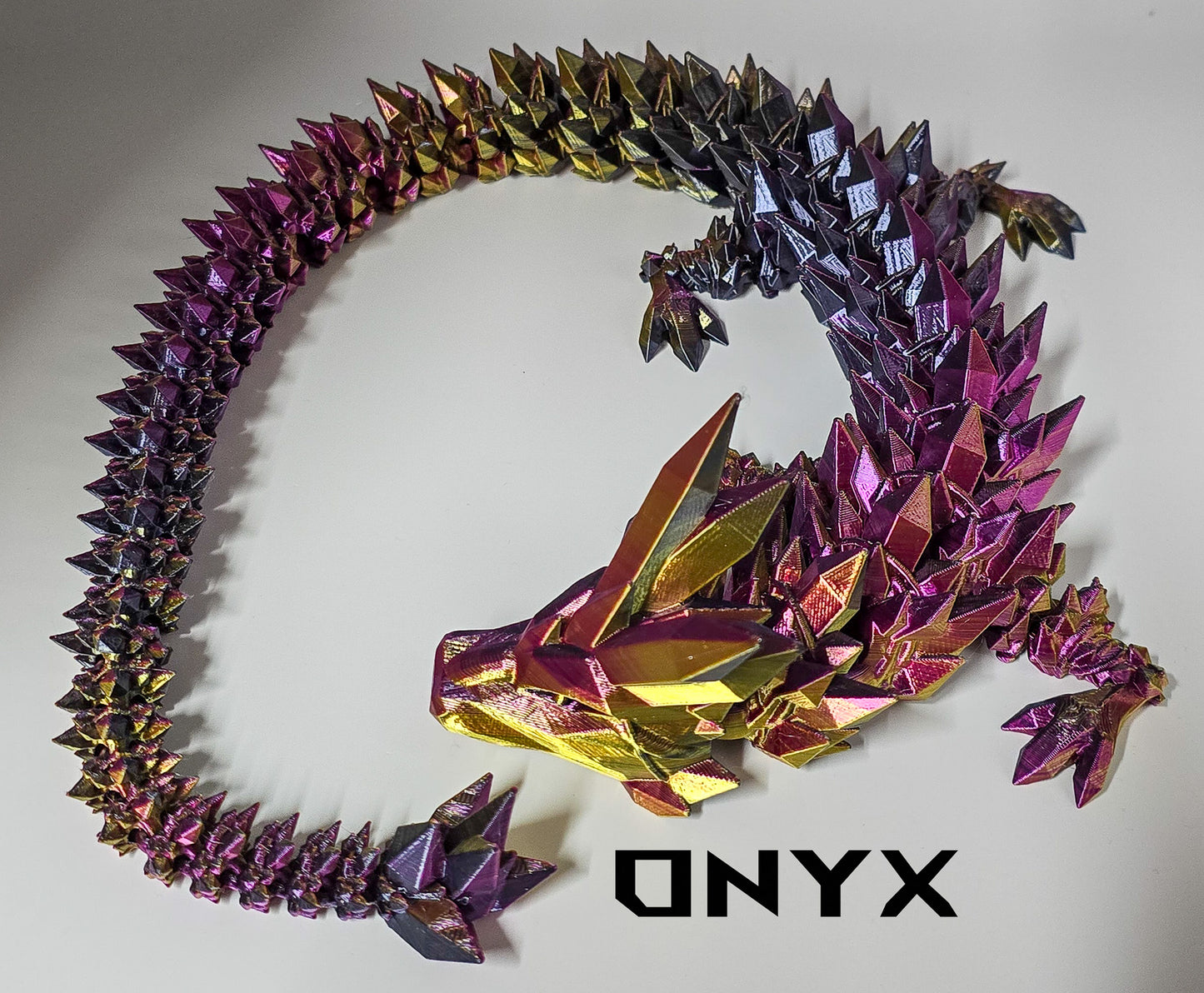 Crystal Dragon - 3D Printed - Cinderwing3D
