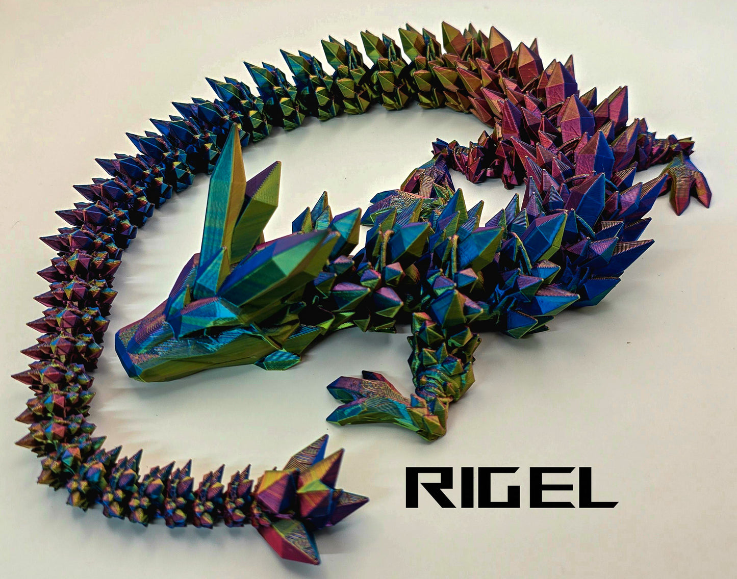 Crystal Dragon - 3D Printed - Cinderwing3D