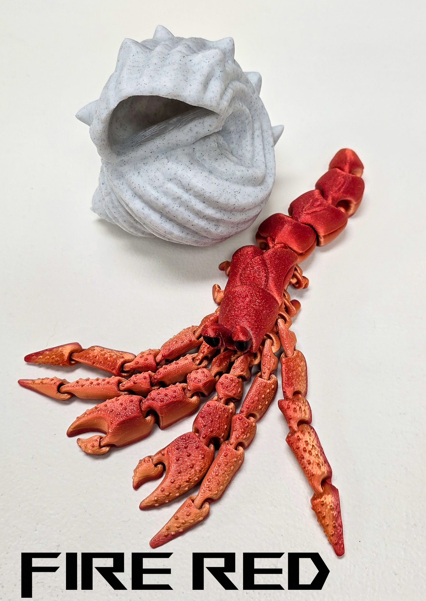 Hermit Crab with Shell - 3D Printed - STLFLIX
