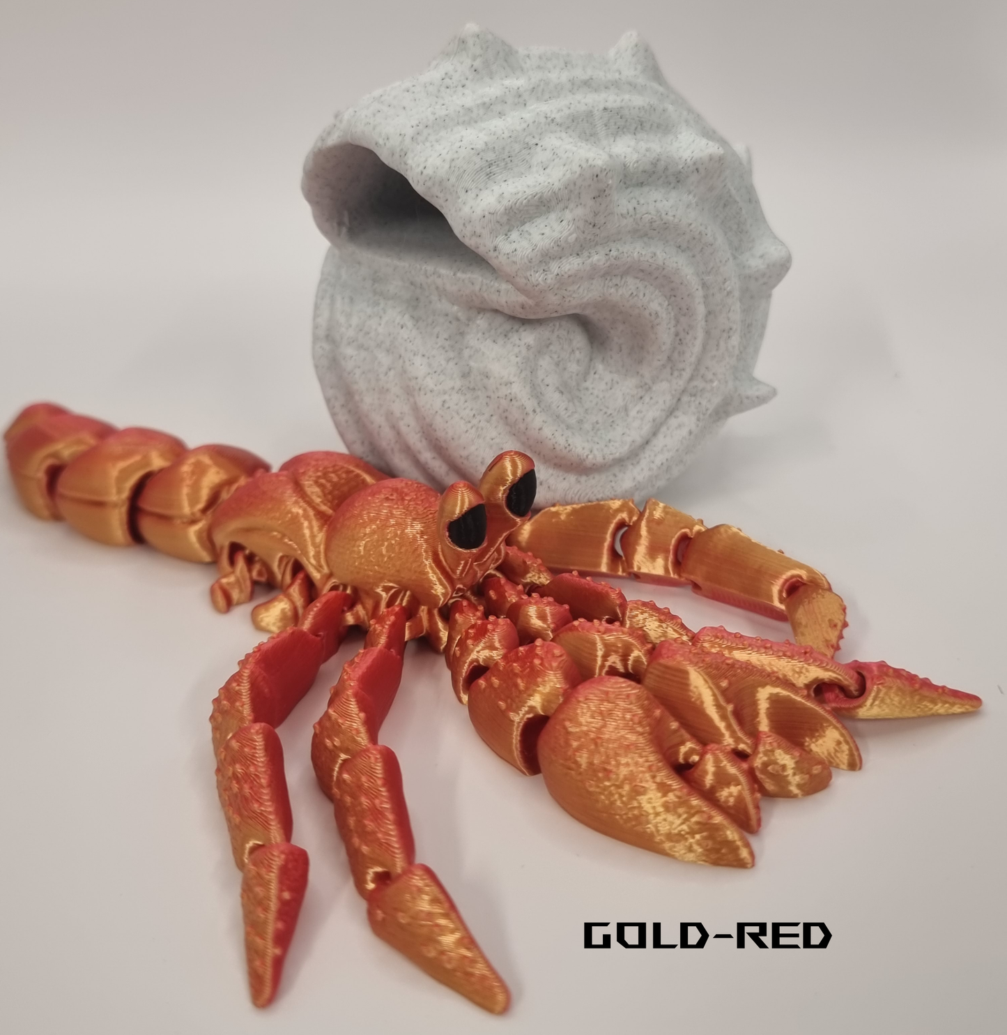 Hermit Crab with Shell - 3D Printed - STLFLIX