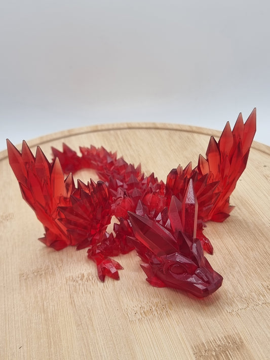 Resin Baby Crystal Dragon - Resin Printed - Cinderwing3D