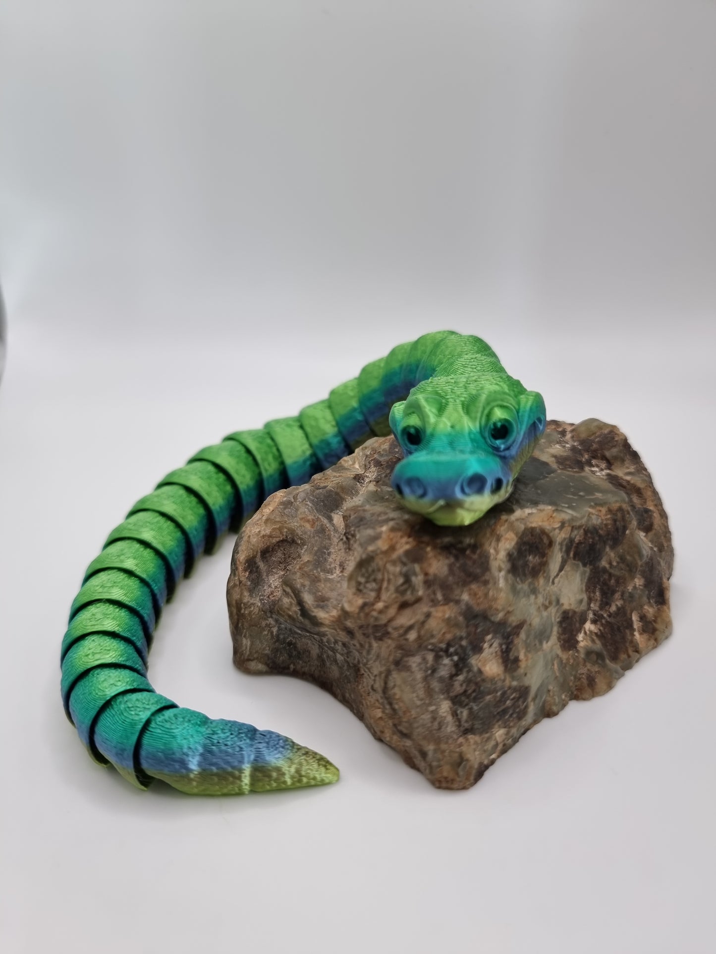 Mini ball Python snake - 3D Printed - MatMire Makes