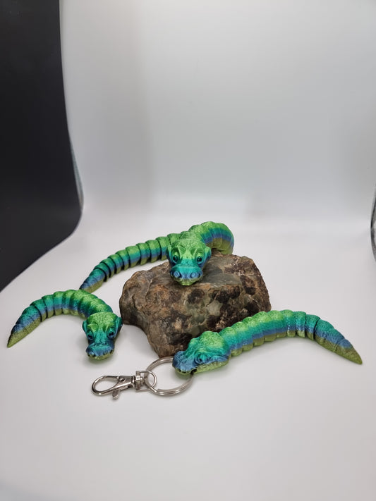 Mini ball Python snake - 3D Printed - MatMire Makes