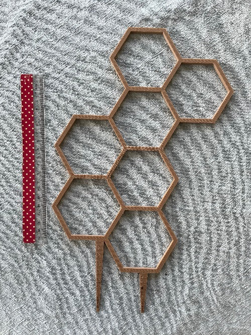 Indoor plant large honeycomb trellis - 3D Printed - Design Fusion