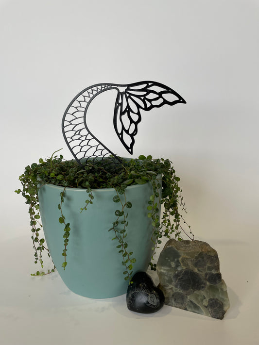 Indoor plant trellis - Mermaids tail small - 3D Printed - Design Fusion