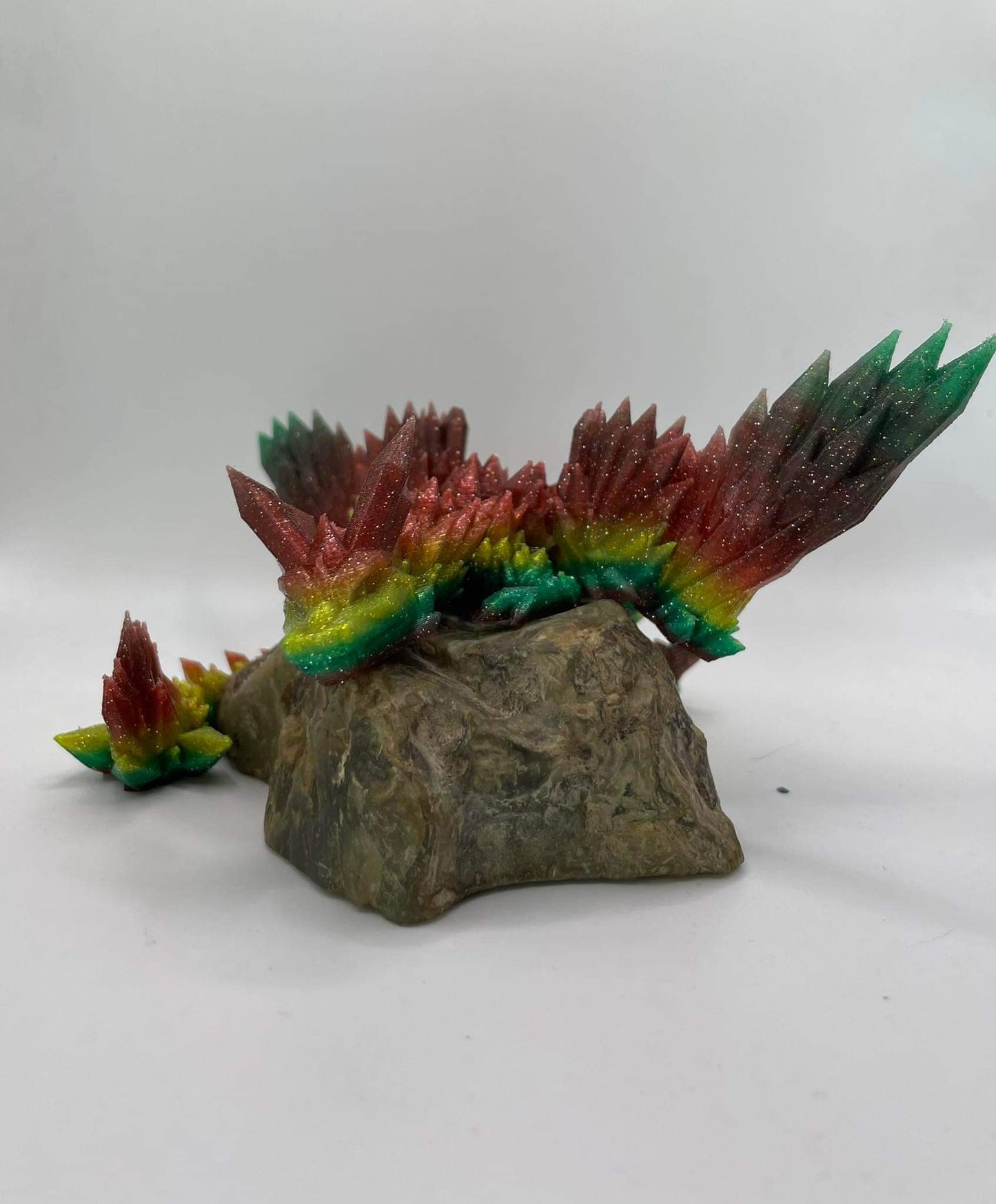 Crystal Winged Dragon - 3D Printed - Cinderwing3D