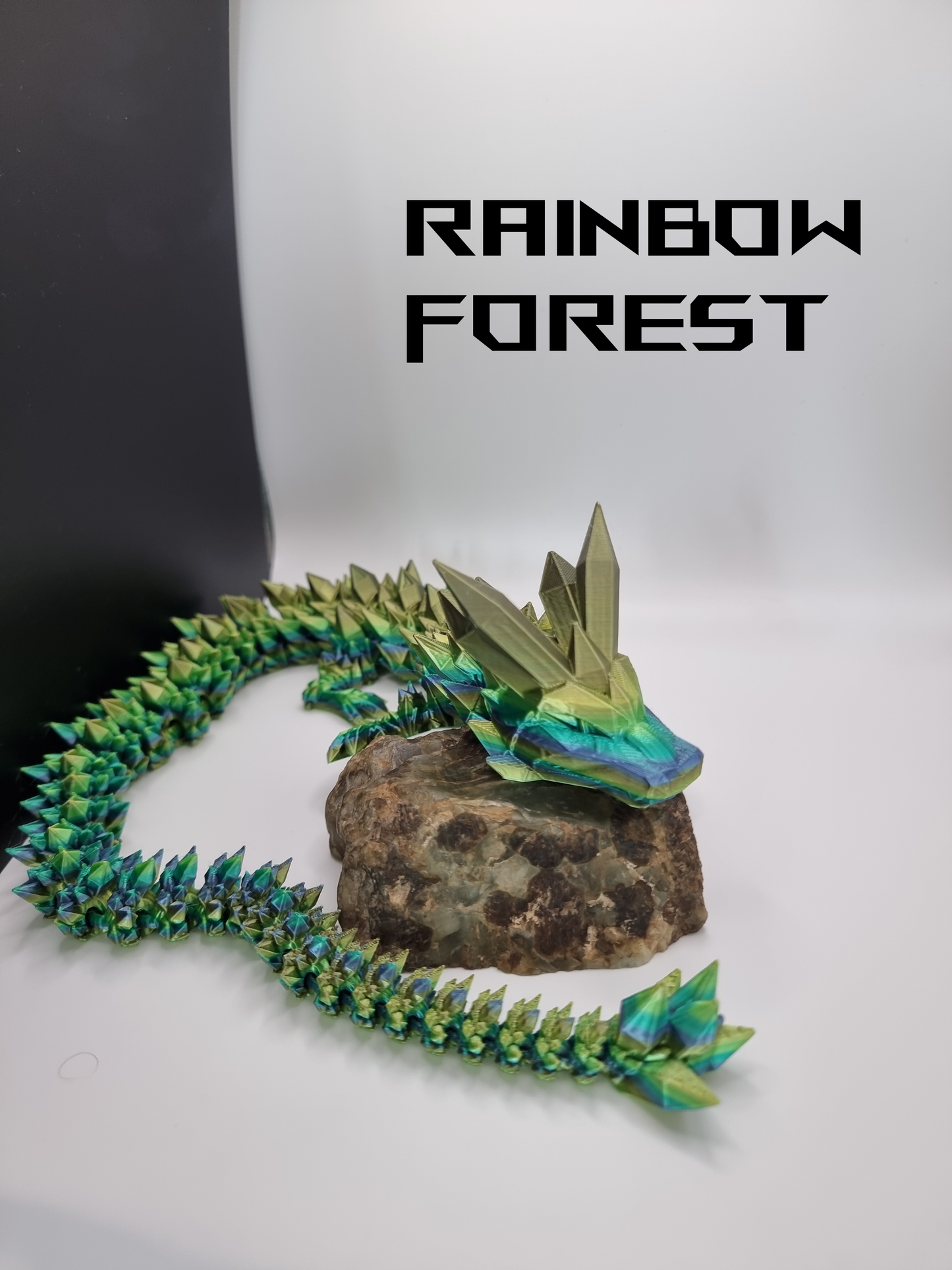 Crystal Dragon - 3D Printed - Cinderwing3D