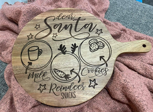 Christmas Eve Santa tray